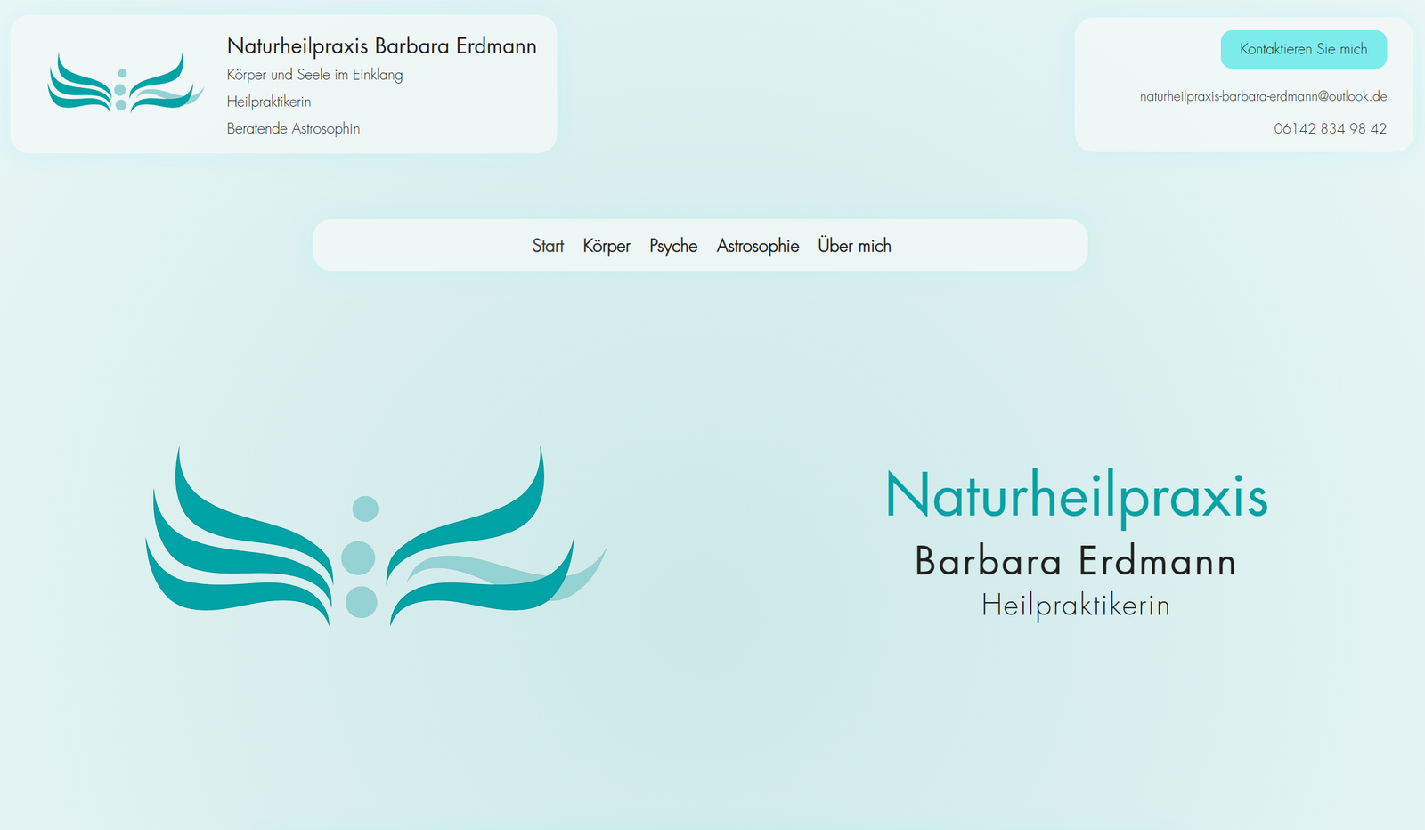 Website Naturheilpraxis Barbara Erdmann – Heilpraktikerin
